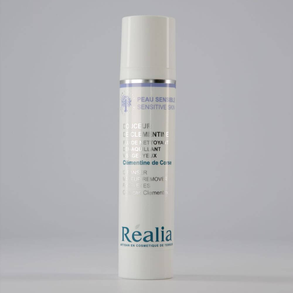 Lait nettoyant / démaquillant visage & yeux - Douceur de Clémentine