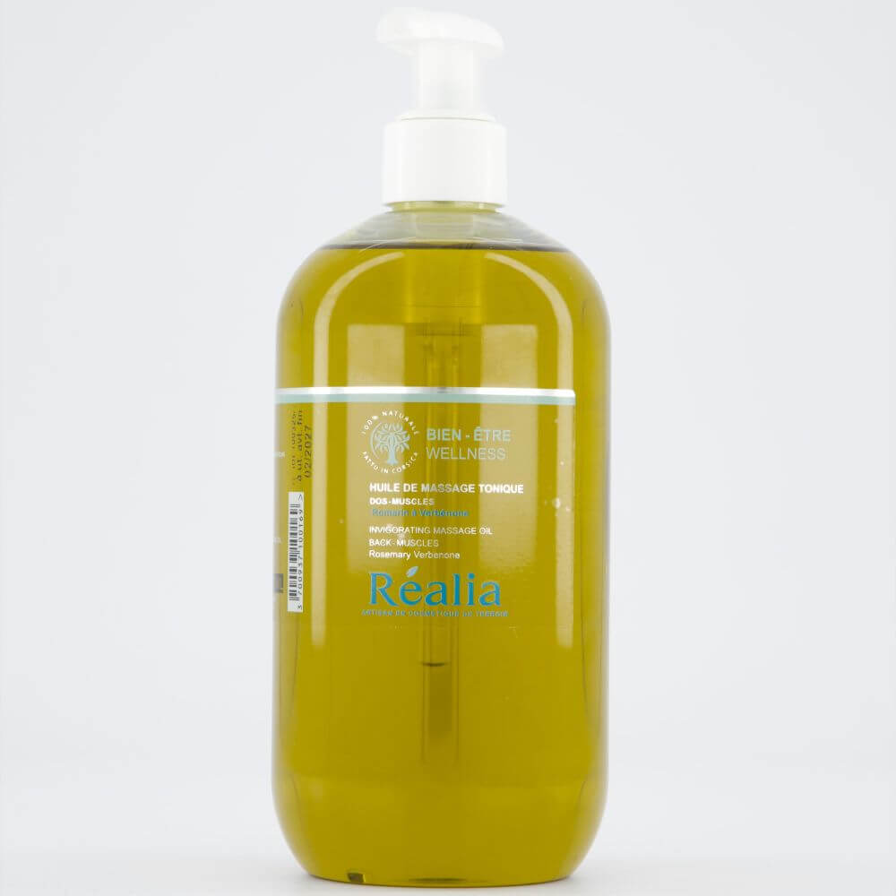 Huile de massage tonique - Format cabine