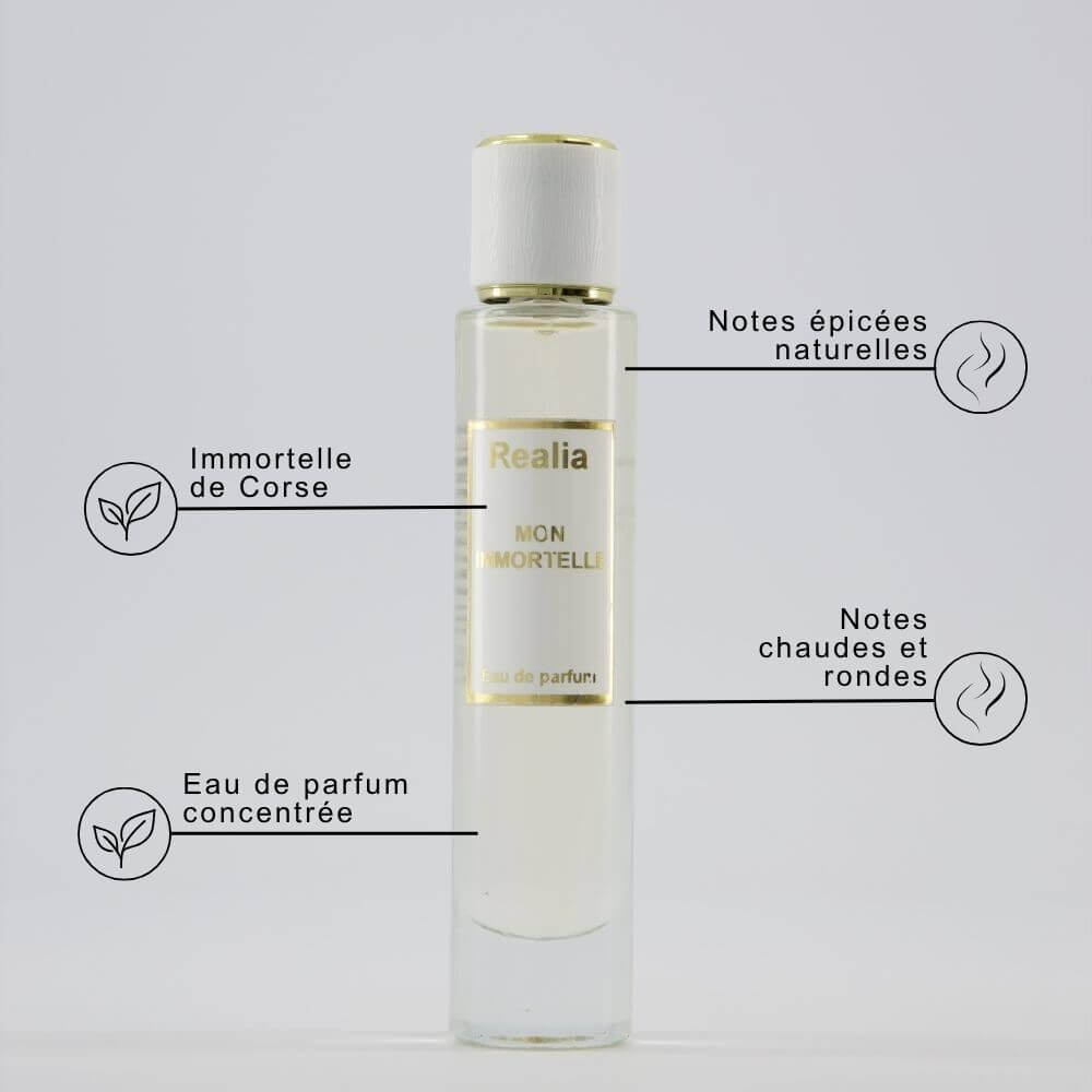 Mon Immortelle – Eau de Parfum naturelle à l’Immortelle corse