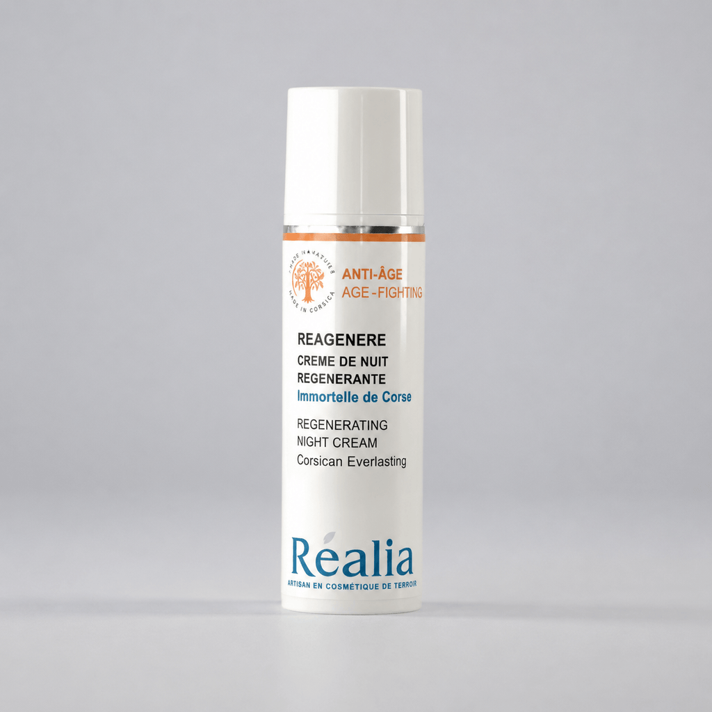 Crème de nuit régénérante à l’Immortelle de Corse - Reagenere