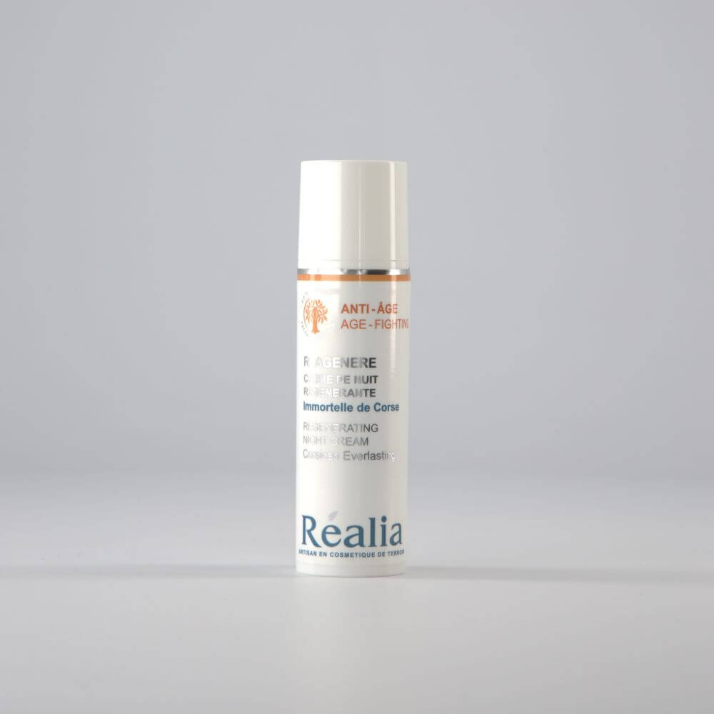 Crème de nuit régénérante à l’Immortelle de Corse - Reagenere