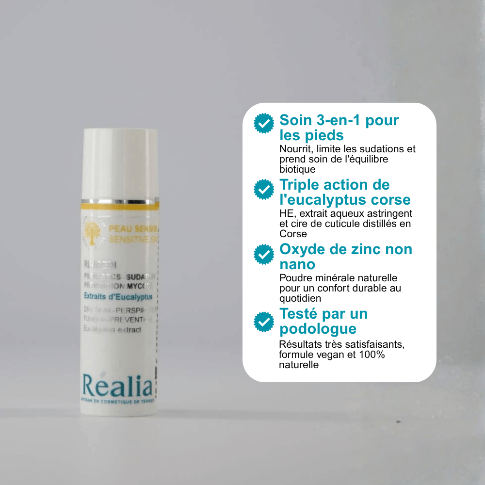 Soin des pieds aux extraits d’Eucalyptus - Reapedi