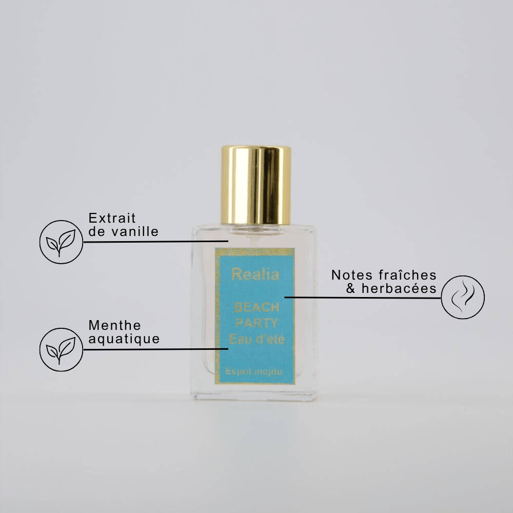 Eau d'été sensuelle au Citron, Pamplemousse & Vanille - Volupté