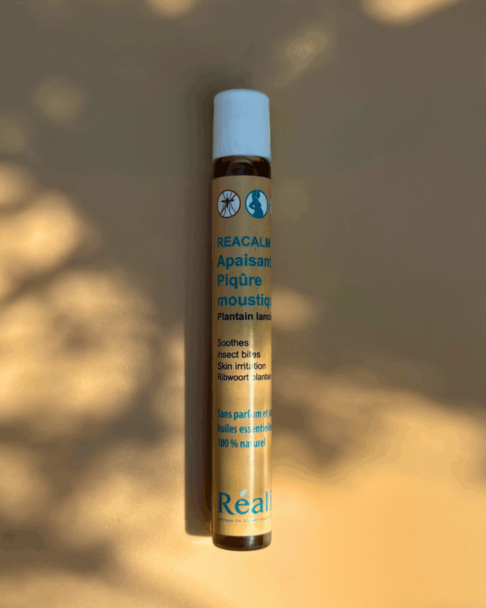 Reacalm – Soin apaisant au Plantain lancéolé | Piqûres de moustiques